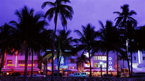 Grand Theft Auto Vice City Hotels Beach Palm Trees Neon [] for your ...