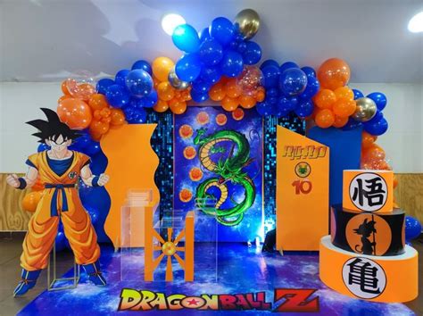 Dragón ball Z en 2022 | Pasteles de goku, Decoración fiesta adultos ...