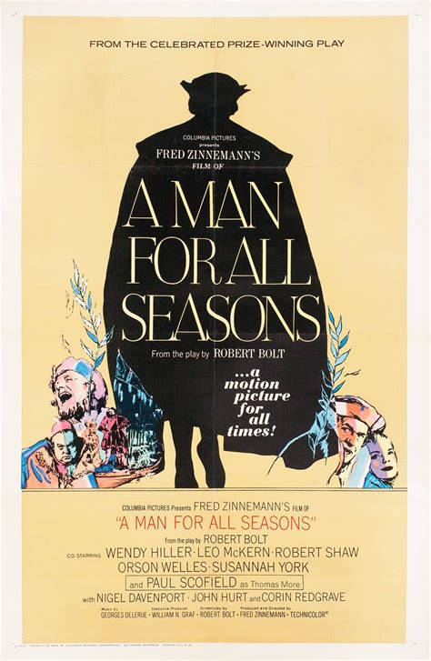 A Man for All Seasons 1967 U.S. One Sheet Poster - Posteritati Movie ...