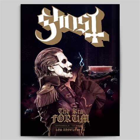 Ghost - Los Angeles AP - Screen Print - Aaron Lea Art X Design