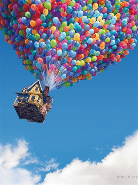 UP PIXAR BALLOONS MOVIE POSTER FILM A4 A3 ART PRINT CINEMA | eBay