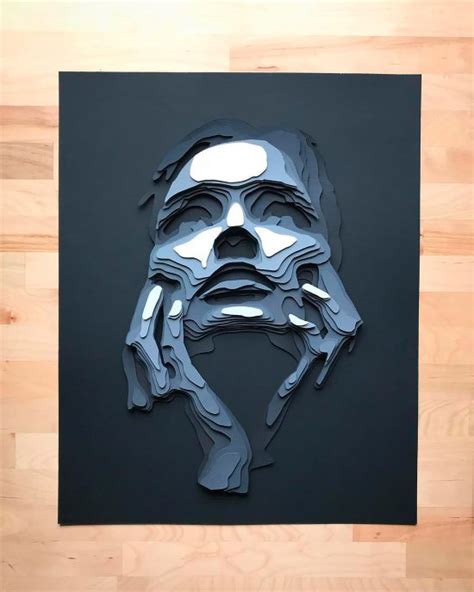 Layered Paper Portraits by Shelley Castillo Garcia - Inspiration Grid ...