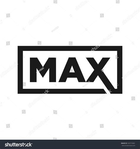 Max Logo Vector Stock Vector (Royalty Free) 520774981 | Shutterstock