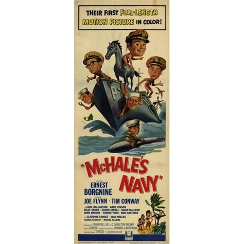 McHale's Navy - movie POSTER (Insert Style A) (14" x 36") (1964 ...