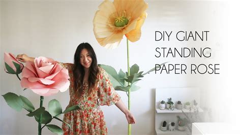 Diy Giant Paper Flowers With Stem | Best Flower Site