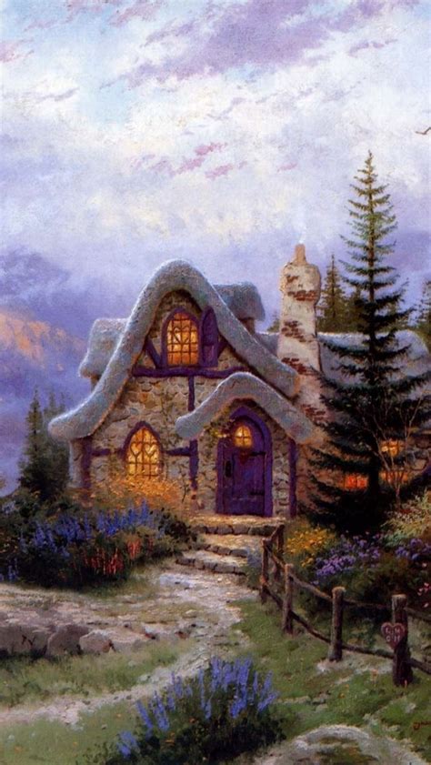 Thomas Kinkade. | Thomas kinkade art, Kinkade paintings, Thomas kinkade ...