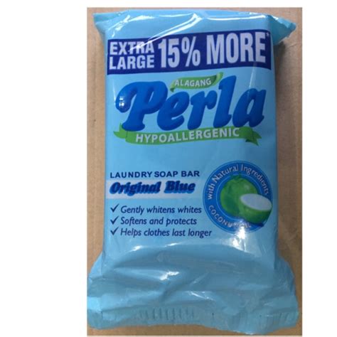 Perla Hypoallergenic Original Blue Laundry Soap Bar | Shopee Philippines