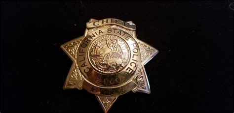 Collectors-Badges Auctions - California State Police Chief Badge