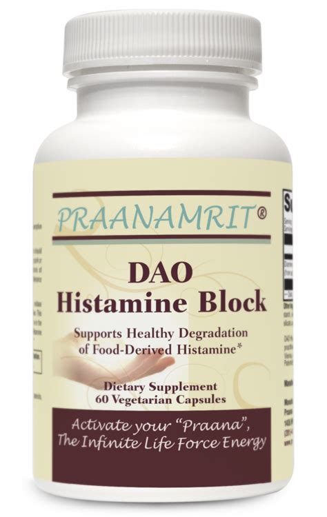 DAO Histamine Block - Praana Integrative & Functional Medicine, PLLC