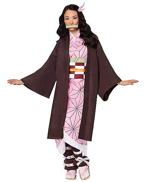 Adult Nezuko Costume - Demon Slayer - Spirithalloween.com