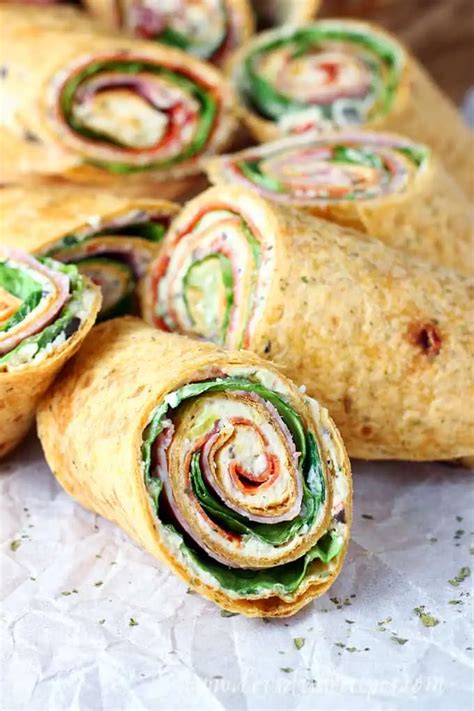 Italian Sub Sandwich Tortilla Pinwheels | Let's Dish Recipes