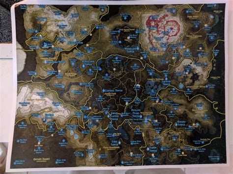 Legend of Zelda interactive map breath of the Wild - bxeaid