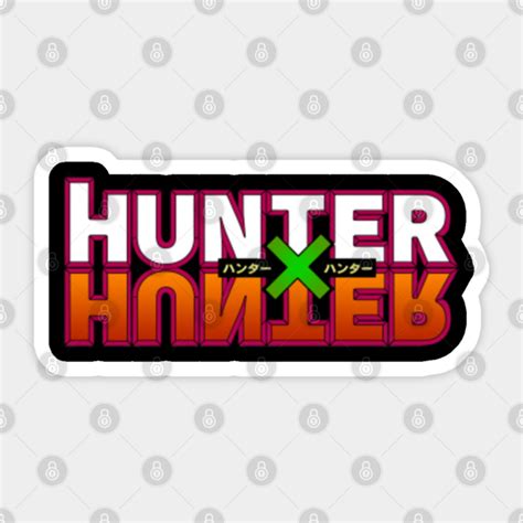 Hunter X Hunter Logo - Hunter X Hunter - Sticker | TeePublic