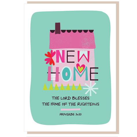 New home blessing Greetings Card | Free Delivery when you spend £10 ...