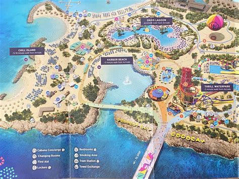 Cococay Map 2024 Route - Shane Darlleen