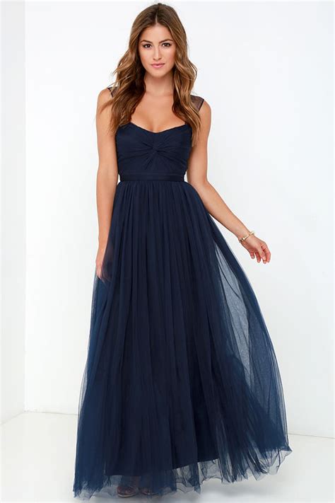 navy blue tulle dress | Dresses Images 2024