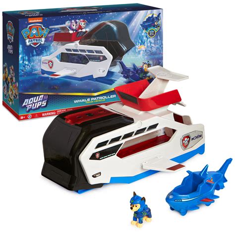 PAW Patrol Aqua Pups, Zuma Transforming Vehicle With Figure For Kids ...