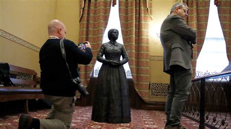 There are now statues of Frederick Douglass and Harriet Tubman inside ...