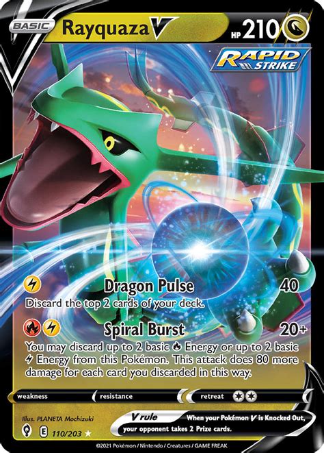 Rayquaza V · Evolving Skies (EVS) #110 ‹ PkmnCards