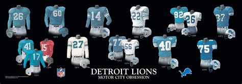 Heritage Uniforms and Jerseys: Detroit Lions Uniform and Team History