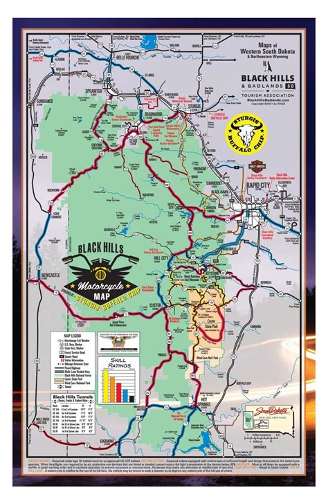 Black Hills Motorcycle Map by Black Hills & Badlands, SD - Issuu