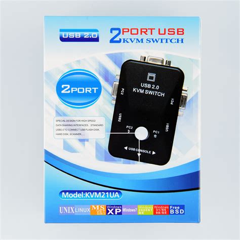 Kvm Switch Usb 2Ports Manual Manually Monitor USB Kvm Switch ...