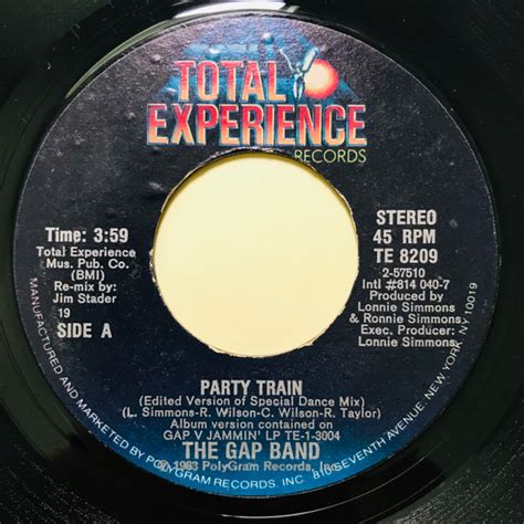 Gap Band – Party Train (The Special Party Train Dance Mix) (1983, 19 ...