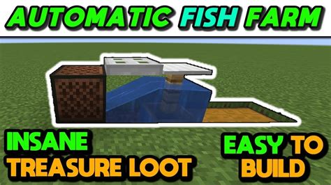 EASIEST Automatic AFK Fish Farm Tutorial (Java & Bedrock) - Minecraft 1 ...