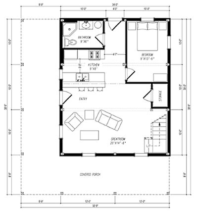 Small Barn House Plans...Soaring Spaces!