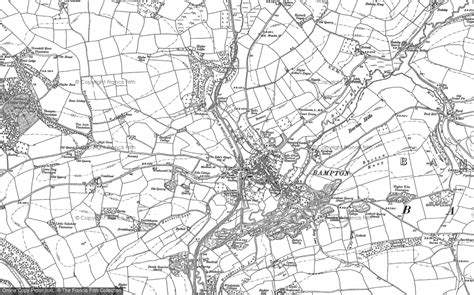 Old Maps of Bampton, Devon - Francis Frith