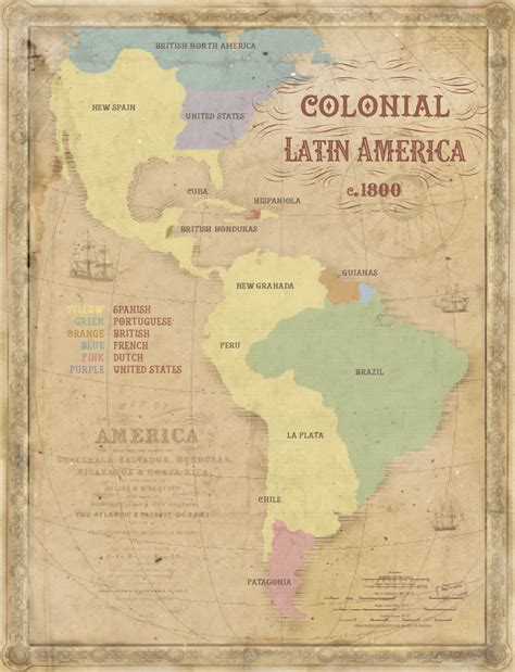 Colonial Latin America map | Christian History Magazine