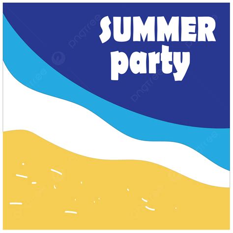 Vector Of Background Colorful Summer Party, Summer, Vector, Party ...