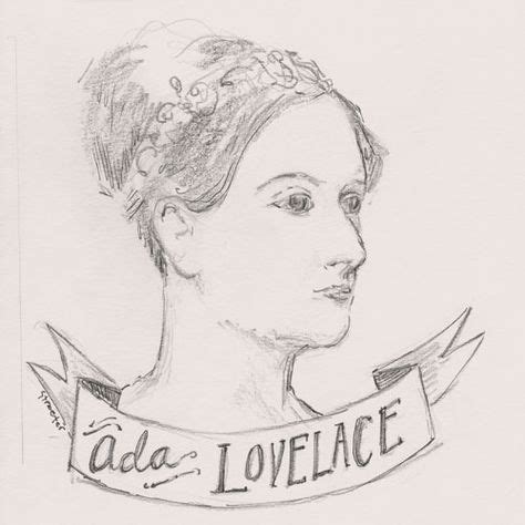 Image result for ada lovelace sketch | Sketches, Ada lovelace