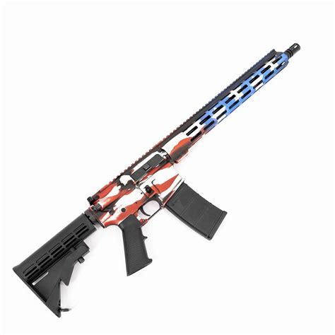 AR15 556 USA FLAG RIFLE | 16 Inch Andro Corp | USA Made