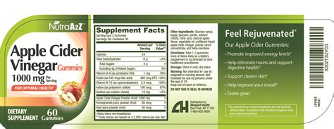 Apple Cider Nutrition Facts Label | Besto Blog