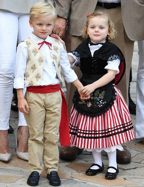 Prince Albert, Charlene and their children attend the Monaco annual ...