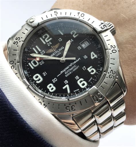 Breitling Superocean Automatic with Breitling Strap | Vintage Portfolio