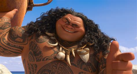 Dwayne Johnson as Maui in Disney’s Moana