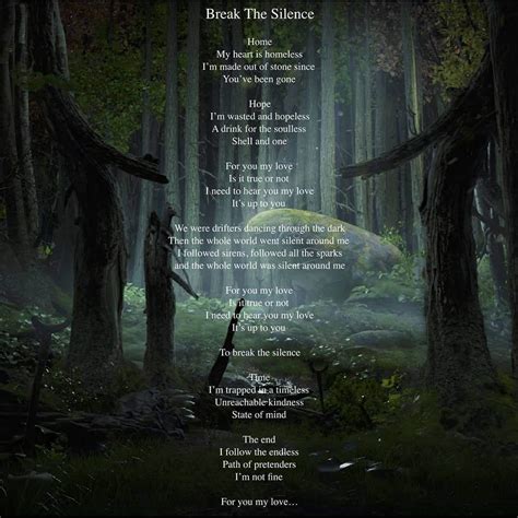 Break The Silence lyrics : r/SevenLions