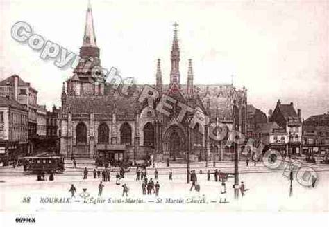 Ville de Roubaix, PH045051-A. Cliché tiré d'une carte ancienne Ville en ...