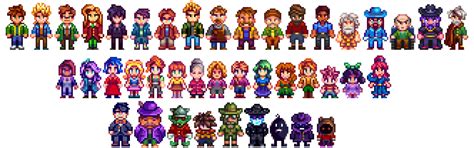 Stardew Valley sprites are cuter when they match character portraits ...