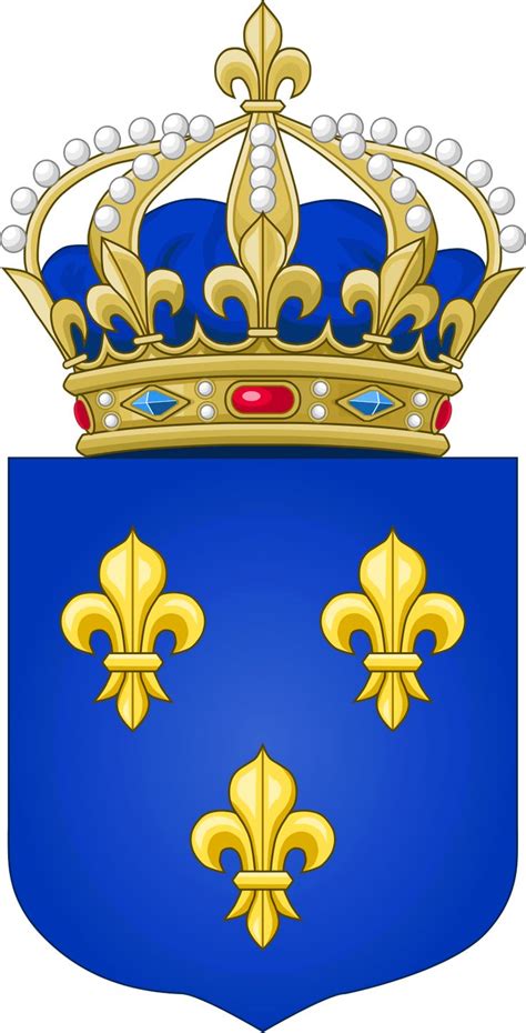 Grand Royal Coat of Arms of the Kingdom of France nel 2020 | Stemma ...