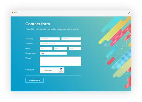 Free Joomla Contact Form Builder | 123FormBuilder