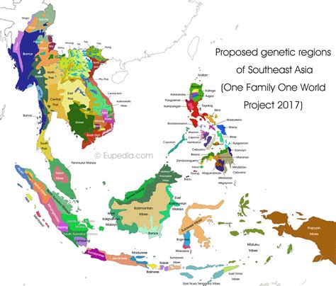 Asia Ethnic Groups Map