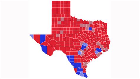 Texas County Election Map - Tupper Lake Ny Map