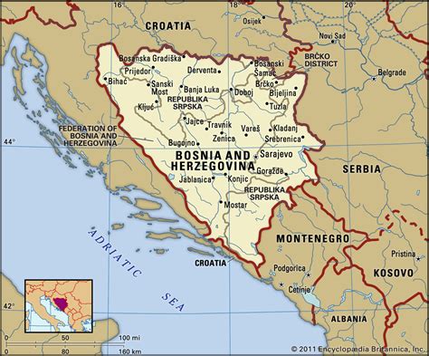 karta bosnien hercegovina Bosnia road herzegovina map mapa maps europe ...