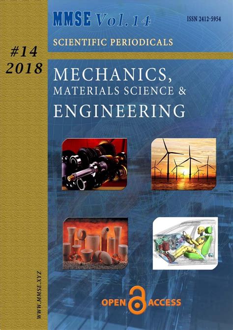 Mechanics, Materials Science & Engineering journal Vol. 14 by MMSE ...