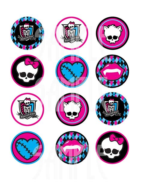 Monster High Logo Skull Monster high logo printable | Monster high ...