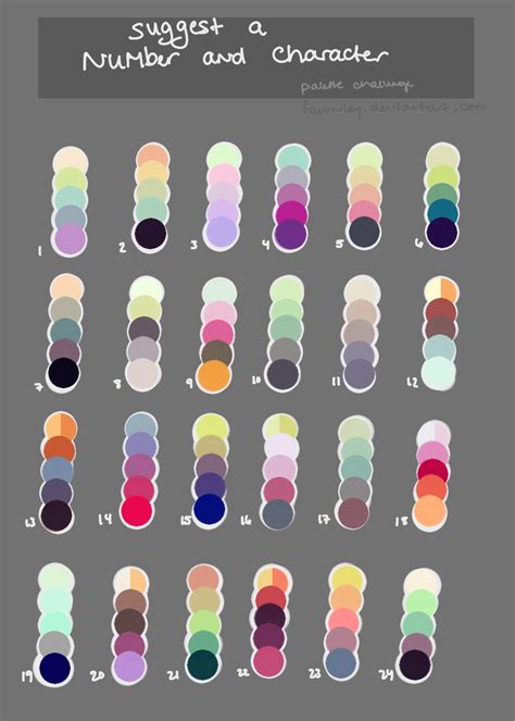 Color Palette Challenge by fawnley on DeviantArt