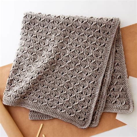 Easy Afghan Blanket Crochet Patterns – gorgeous free lattice design ...